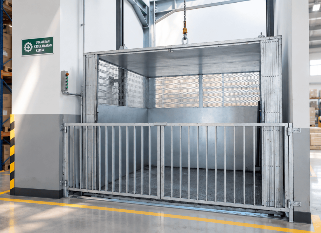 Lift Barang Pabrik dan Gudang